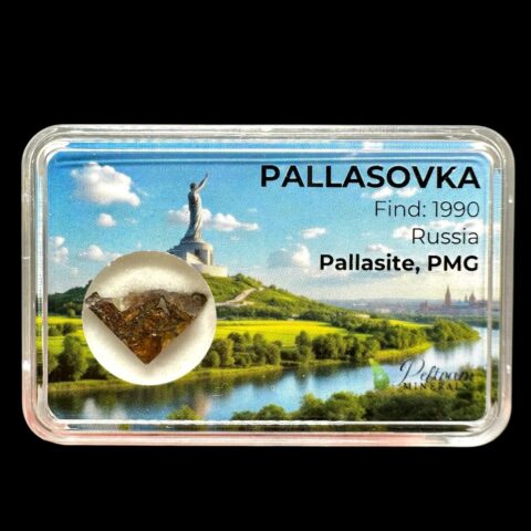 Meteorit Pallasit Pallasovka 0,8g – Rusko