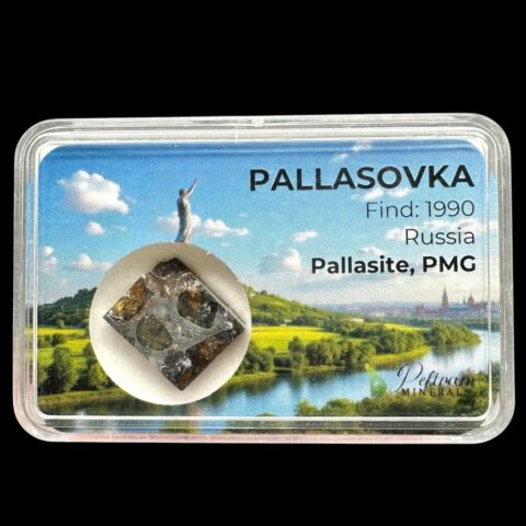 Meteorit Pallasit Pallasovka 2,9g – Rusko