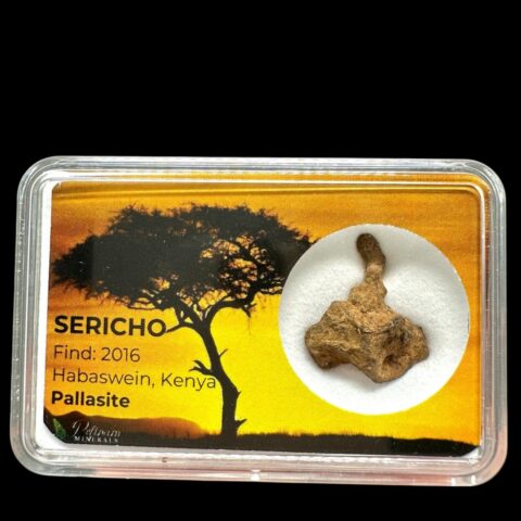 Meteorit Pallasit Sericho 1,6g – Keňa