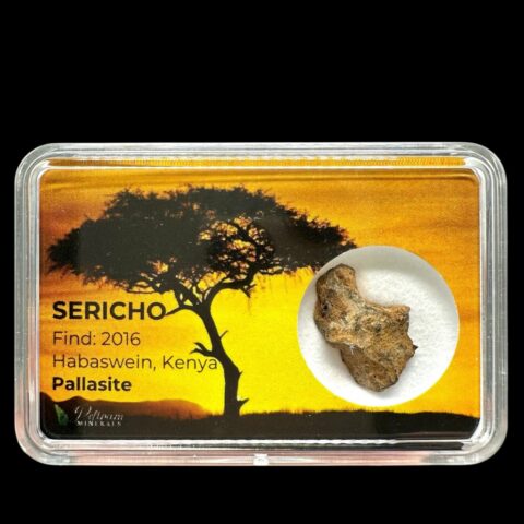 Meteorit Pallasit Sericho 1,1g – Keňa