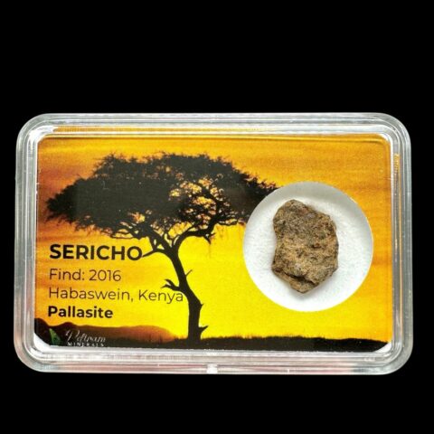 Meteorit Pallasit Sericho 1,8g – Keňa
