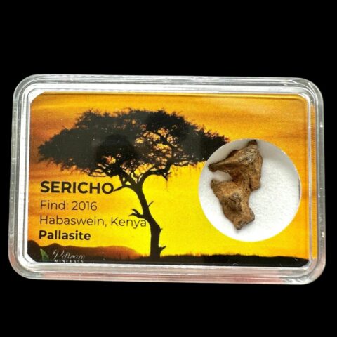 Meteorit Pallasit Sericho 1,6g – Keňa