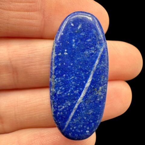 Lapis lazuli kabošon – Afgánistán