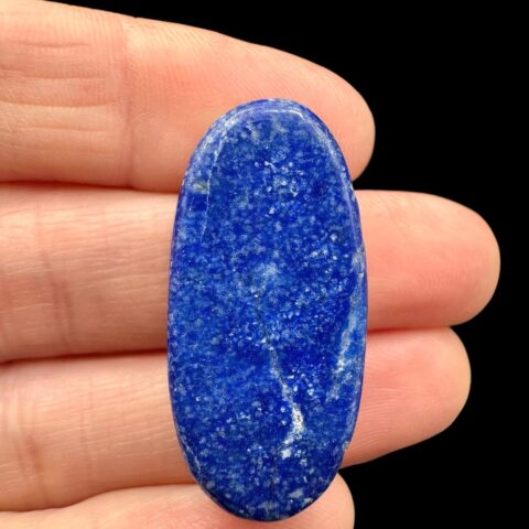 Lapis lazuli kabošon – Afgánistán