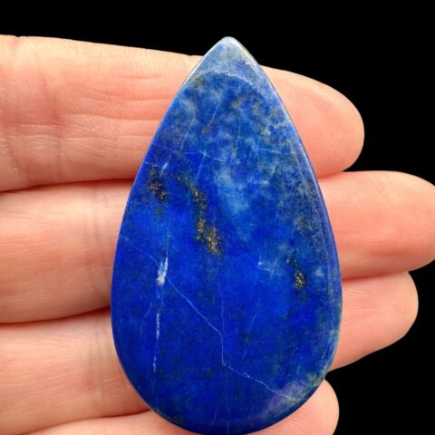 Lapis lazuli kabošon – Afgánistán