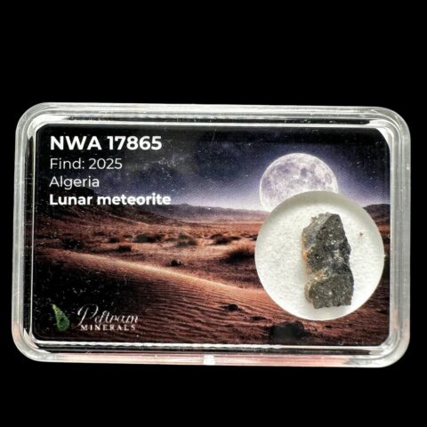 Lunární meteorit NWA 17865 – 0,4g – Alžírsko