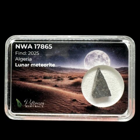 Lunární meteorit NWA 17865 – 0,3g – Alžírsko
