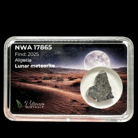 Lunární meteorit NWA 17865 – 0,5g – Alžírsko