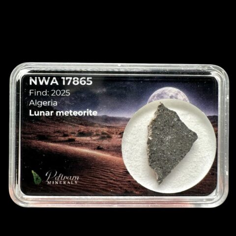 Lunární meteorit NWA 17865 – 0,9g – Alžírsko