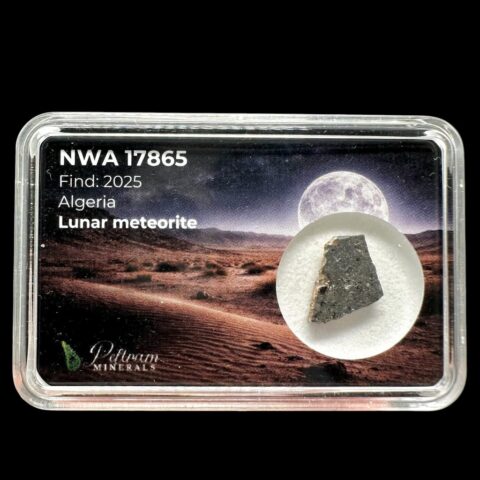 Lunární meteorit NWA 17865 – 0,4g – Alžírsko