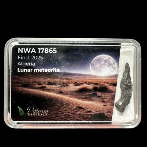 Lunární meteorit NWA 17865 – 0,3g – Alžírsko