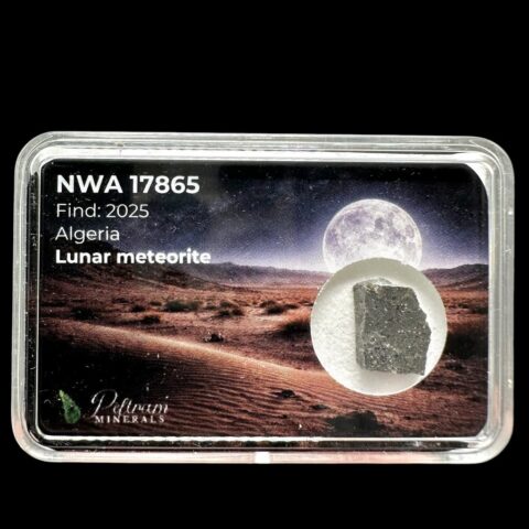 Lunární meteorit NWA 17865 – 0,4g – Alžírsko
