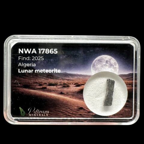 Lunární meteorit NWA 17865 – 0,1g – Alžírsko