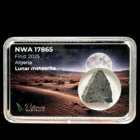 Lunární meteorit NWA 17865 – 0,7g – Alžírsko