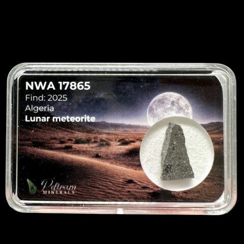 Lunární meteorit NWA 17865 – 0,4g – Alžírsko