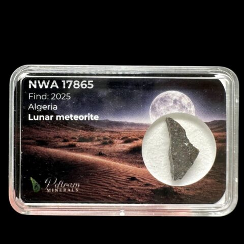 Lunární meteorit NWA 17865 – 0,4g – Alžírsko