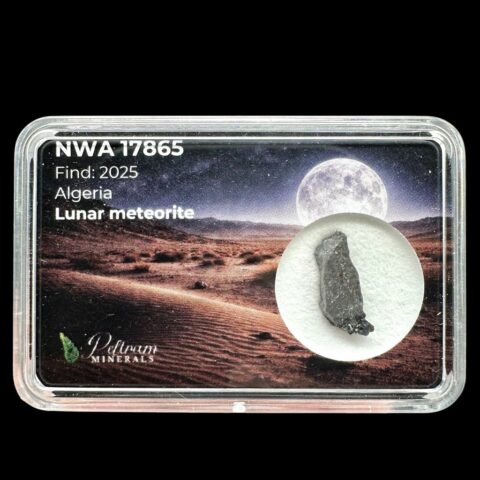 Lunární meteorit NWA 17865 – 0,3g – Alžírsko