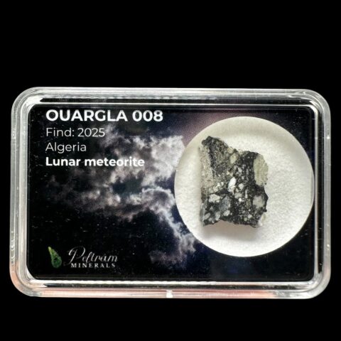 Lunární meteorit Ouargla 008 – 1,2g – Alžírsko