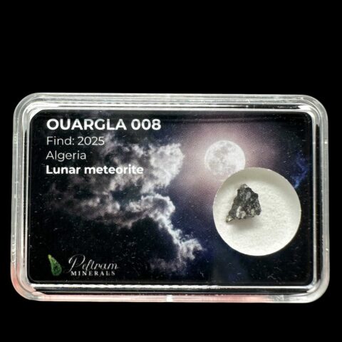 Lunární meteorit Ouargla 008 – 0,1g – Alžírsko