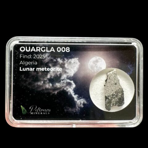 Lunární meteorit Ouargla 008 – 0,7g – Alžírsko