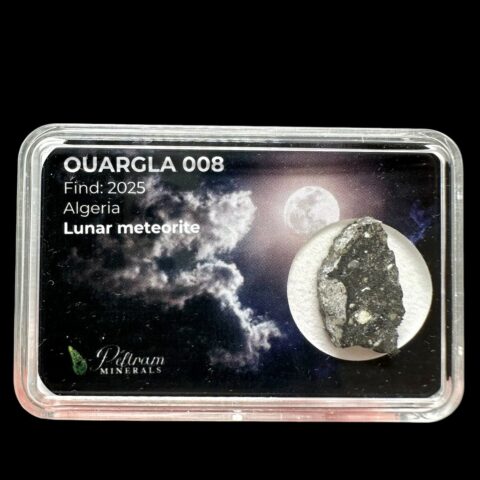 Lunární meteorit Ouargla 008 – 1,1g – Alžírsko