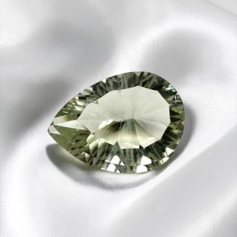 Broušený prasiolit z Brazílie 5,65ct