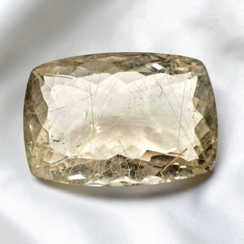 Broušená záhněda s rutilem z Brazílie 35,9ct