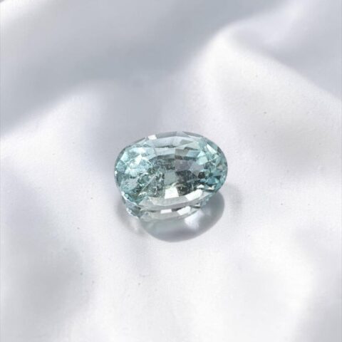 Broušený akvamarín z Indie 0,85ct