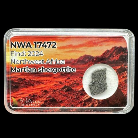 Marsovský meteorit NWA 17472 – 0,3g – Severozápadní Afrika