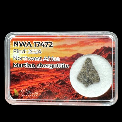 Marsovský meteorit NWA 17472 – 0,4g – Severozápadní Afrika