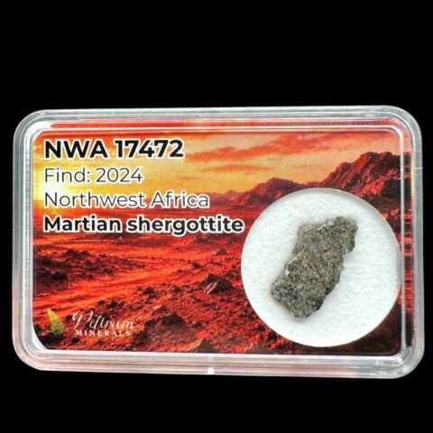 Marsovský meteorit NWA 17472 – 0,3g – Severozápadní Afrika