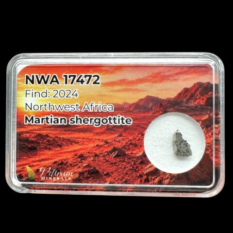 Marsovský meteorit NWA 17472 – 0,07g – Severozápadní Afrika