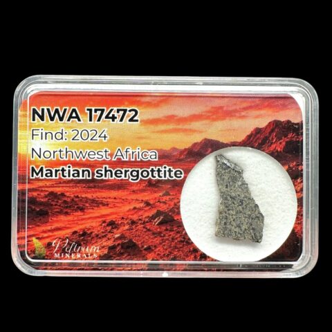 Marsovský meteorit NWA 17472 – 0,3g – Severozápadní Afrika