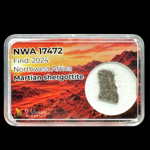 Marsovský meteorit NWA 17472 – 0,3g – Severozápadní Afrika
