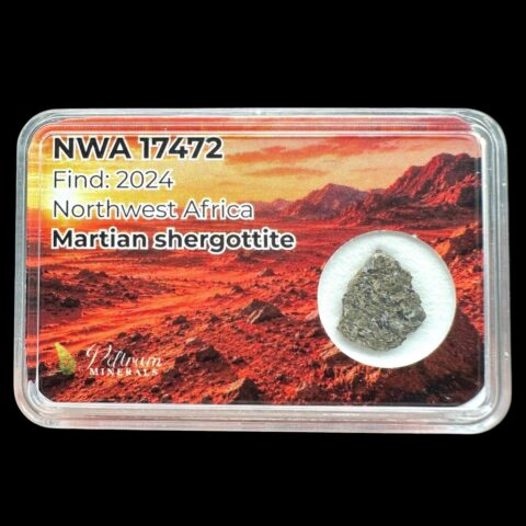 Marsovský meteorit NWA 17472 – 0,3g – Severozápadní Afrika