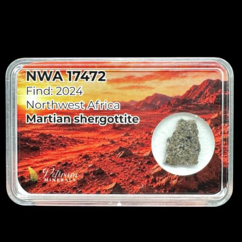 Marsovský meteorit NWA 17472 – 0,3g – Severozápadní Afrika