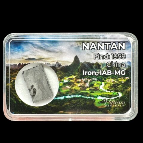 Meteorit Nantan 2,3g – Guangxi, Čína