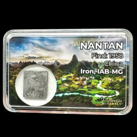 Meteorit Nantan 2,1g – Guangxi, Čína