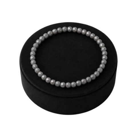 Náramek z hematitu 3 mm – broušené korálky