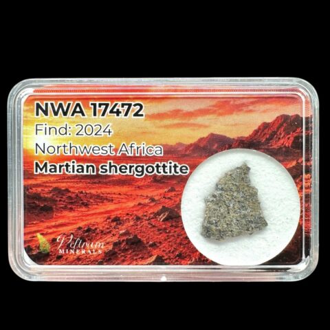 Marsovský meteorit NWA 17472 – 0,4g – Severozápadní Afrika