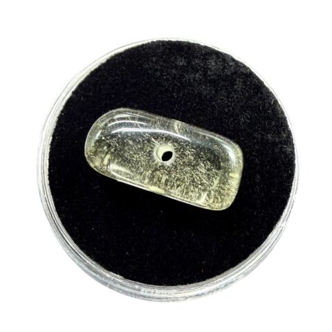 Tromlovaný korálek z libyjského pouštního skla 4,45ct