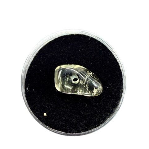 Tromlovaný korálek z libyjského pouštního skla 2,55ct