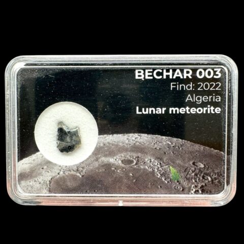 Lunární meteorit Bechar 003 – 0,1g – Alžírsko